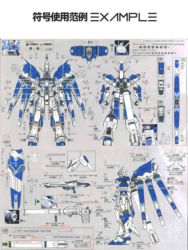 GUGU水貼 萬代 RG HI-NNU 海牛 超絕米加粒子炮 武器 水貼 #GU-R035 GUGU水貼 萬代 RG HI-NNU 海牛 超絕米加粒子炮 武器 水貼 #GU-R035
