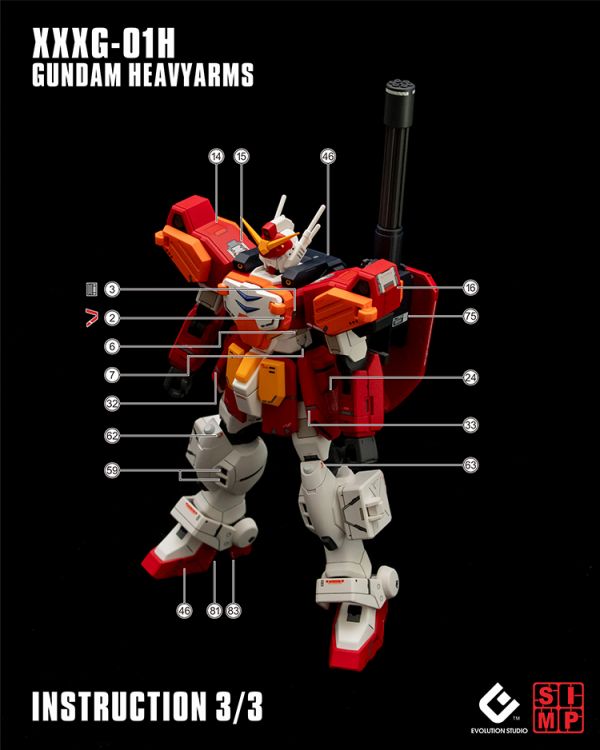 EVO水貼 HG 重武裝鋼彈 螢光專用水貼 EH238 EVO水貼 HG 重武裝鋼彈 螢光專用水貼 EH238
