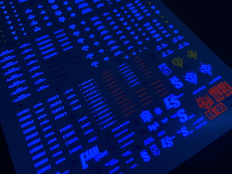 雪焰水貼-RE伊芙利特 專用水貼 雪焰水貼,鋼彈水貼,模型水貼,水貼