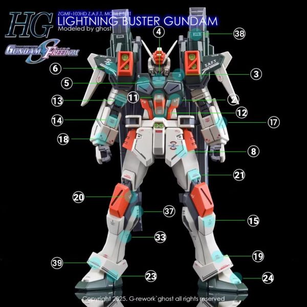 炎水貼 HG 閃電暴風鋼彈 鋼彈SEED 劇場版 螢光 高清晰 專用水貼 CGHG110 炎水貼 HG 閃電暴風鋼彈 鋼彈SEED 劇場版 螢光 高清晰 專用水貼 CGHG110