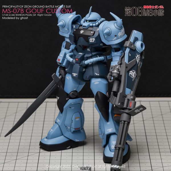 炎水貼 HG 古夫 特裝型 第08MS小隊 專用水貼 CGHG32 炎水貼 HG 古夫 特裝型 第08MS小隊 專用水貼 CGHG32