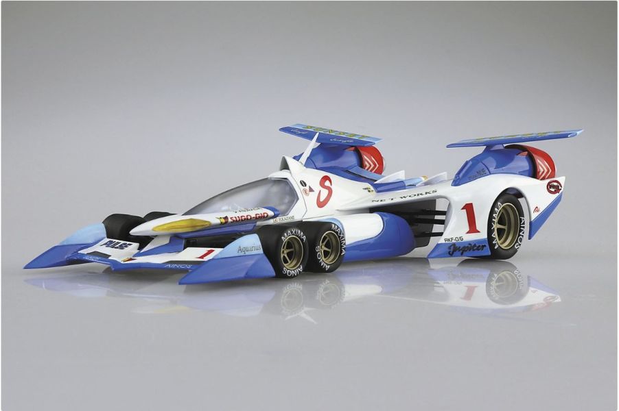 AOSHIMA 青島 1/24 閃電霹靂車 #08 ν阿斯拉達 AKF-0/G 組裝模型 AOSHIMA 青島 1/24 閃電霹靂車 #08 ν阿斯拉達 AKF-0/G 組裝模型
