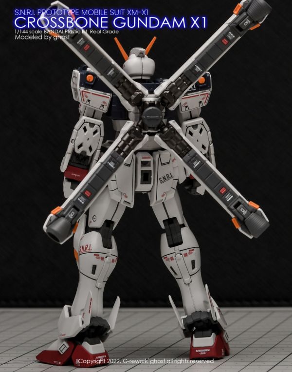 炎水貼 CHOST版 RG 海盜鋼彈X1 螢光 專用水貼 CGRG18 炎水貼 CHOST版 RG 海盜鋼彈X1 螢光 專用水貼 CGRG18