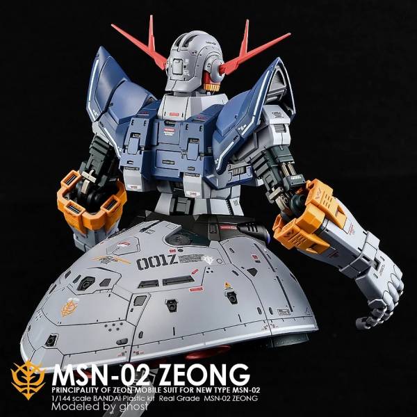 炎水貼 GHOST版 RG MSN-02 ZEONG 吉翁克 專用水貼 EVO水貼.鋼彈.