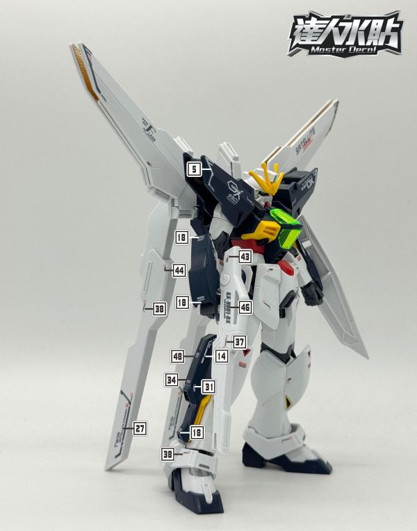 達人水貼 HG DOUBLE X DX鋼彈 鋼彈X 專用水貼 #DLH169 達人水貼 HG DOUBLE X DX鋼彈 鋼彈X 專用水貼 #DLH169