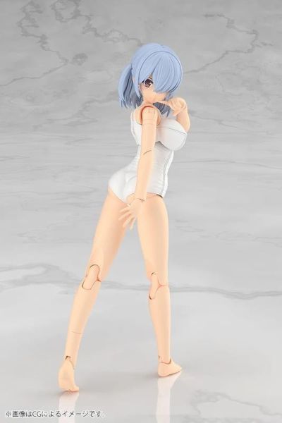 12月預購 壽屋 Frame Arms Girl 機甲少女 Mizuki 學校泳裝 Ver. 白色 組裝模型 壽屋 Frame Arms Girl 機甲少女 Mizuki 學校泳裝 Ver. 白色 組裝模型