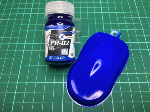 E7-PR-02 原色藍 E7.模型專用漆.硝基漆