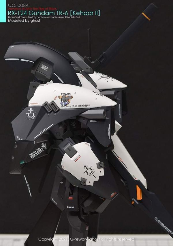 炎水貼 GHOST原創 HG 1/144 RX-124 基哈爾2 TR-6 熒光 專用水貼 CG-HG17 炎水貼 GHOST原創 HG 1/144 RX-124 基哈爾2 TR-6 熒光 專用水貼 CG-HG17