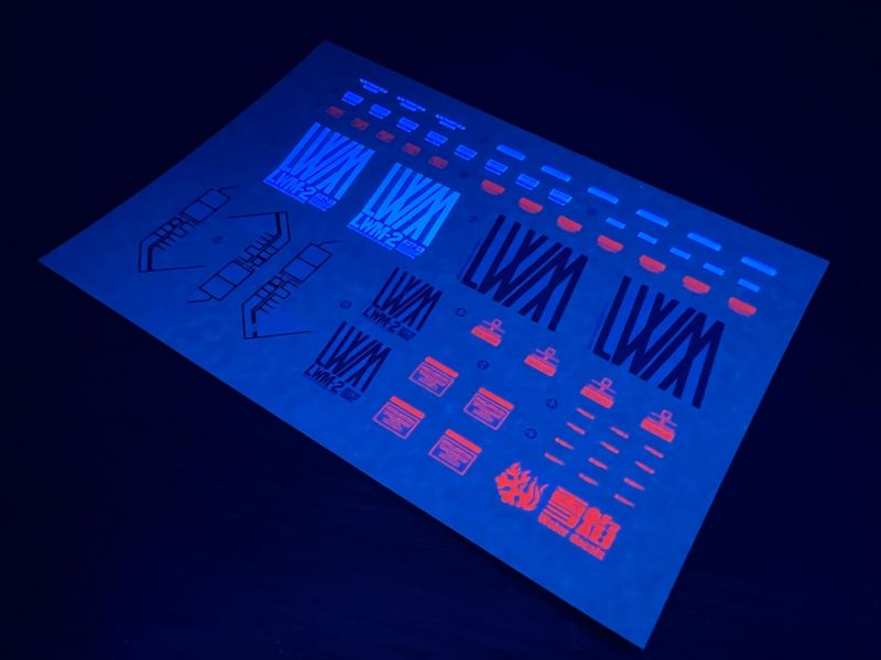 雪焰水貼 RE 1/100 林德龍 林德蟲 鋼彈 螢光 高清晰 專用水貼 SRE14 雪焰水貼 RE 1/100 林德龍 林德蟲 鋼彈 螢光 高清晰 專用水貼 SYRE14