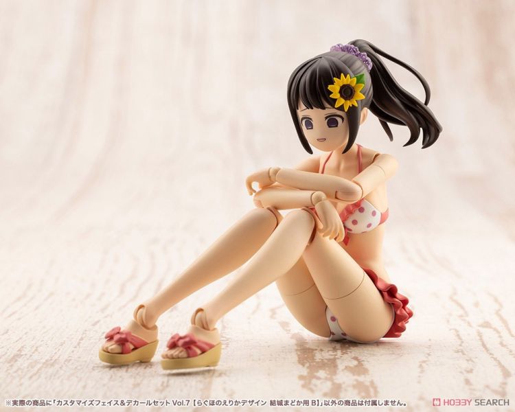 壽屋 KOTOBUKIYA 1/10 創彩少女庭園 自訂臉部＆水貼套組 Vol.7 結城圓用B 壽屋 KOTOBUKIYA 1/10 創彩少女庭園 自訂臉部＆水貼套組 Vol.7 結城圓用B
