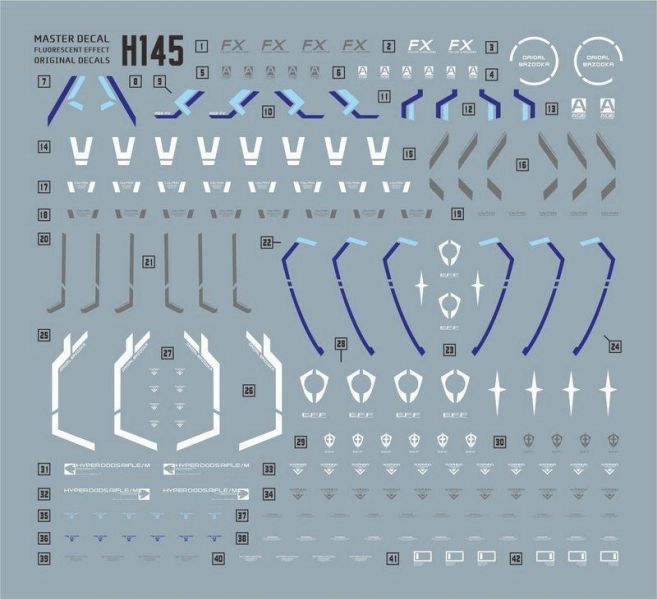 達人水貼 萬代 HG 1/144 AGE FX 鋼彈AGE 專用水貼 鋼普拉 DLH145 達人水貼 萬代 HG 1/144 AGE FX 鋼彈AGE 專用水貼 鋼普拉 DLH145