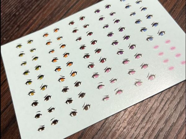 DDB 水貼 EYES01 女神裝置 皇巫 素戔鳴尊 異色眼睛 超高清水貼 DDB 水貼 EYES01 女神裝置 皇巫 素戔鳴尊 異色眼睛 超高清水貼
