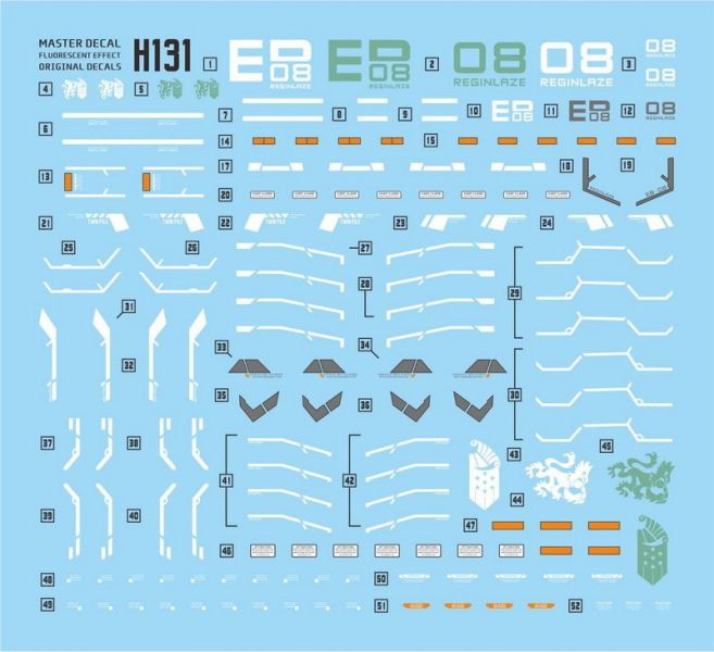 達人水貼 BANDAI HG 1/144 鋼彈 鐵血的孤兒 列金雷茲  DLH131 鋼普拉 達人水貼 BANDAI HG 1/144 鋼彈 鐵血的孤兒 列金雷茲  DLH131 鋼普拉