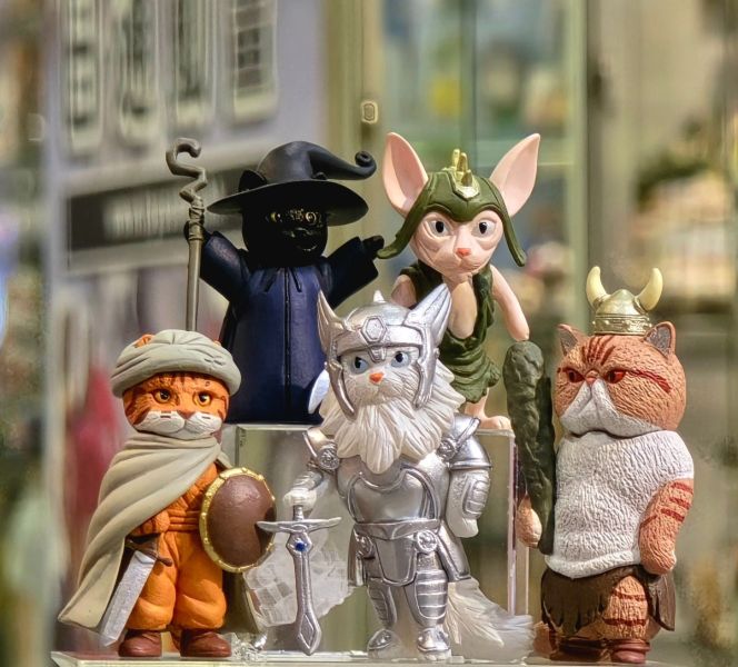 TOMY多美 異世界貓咪擺件扭蛋 魔法黑貓 TOMY多美 異世界貓咪擺件扭蛋 魔法黑貓