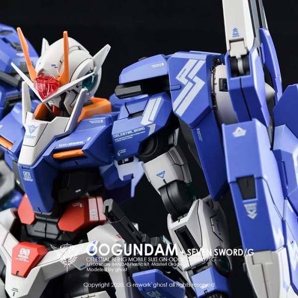  炎水貼 GHOST版 MG 00R seven sword 00 七劍 專用水貼 螢光 CGMG18 EVO水貼.鋼彈水貼.螢光水貼