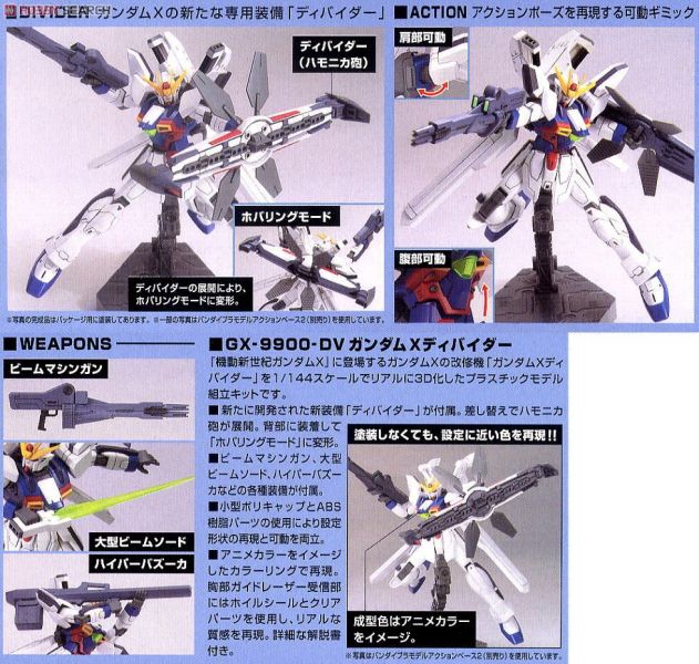 8月 BANDAI HGUC #118 1/144 X鋼彈D.V HGUC #118 1/144 X鋼彈D.V