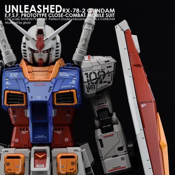 炎水貼 GHOST版 PG RX-78-2 鋼彈 PGU 螢光 專用水貼 CGPG01 模型水貼.鋼彈水貼.