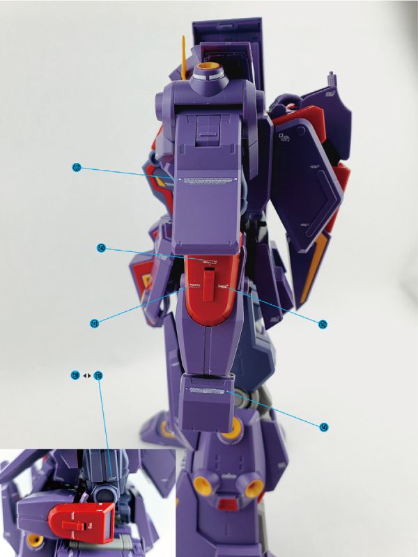 炎水貼 HG 1/144 精神感應鋼彈 MK-II  鋼彈  水貼 CGHG114 GSC 組裝模型 MODEROID VS騎士檸檬汽水&40炎 焰火皇帝