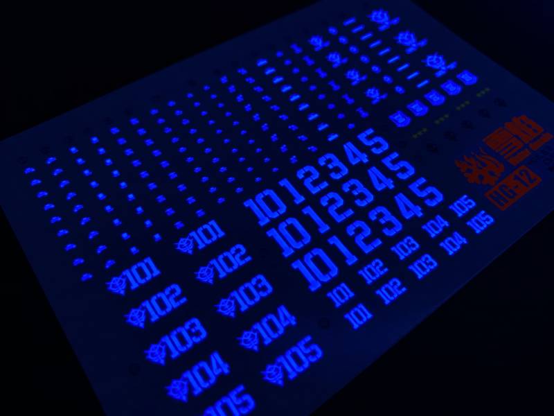 雪焰水貼 高清晰版 HG 1/144薩克2 TYPE C/ C-5 C6 螢光專用水貼 雪焰水貼 高清晰版 HG 1/144薩克2 TYPE C/ C-5 C6 螢光專用水貼