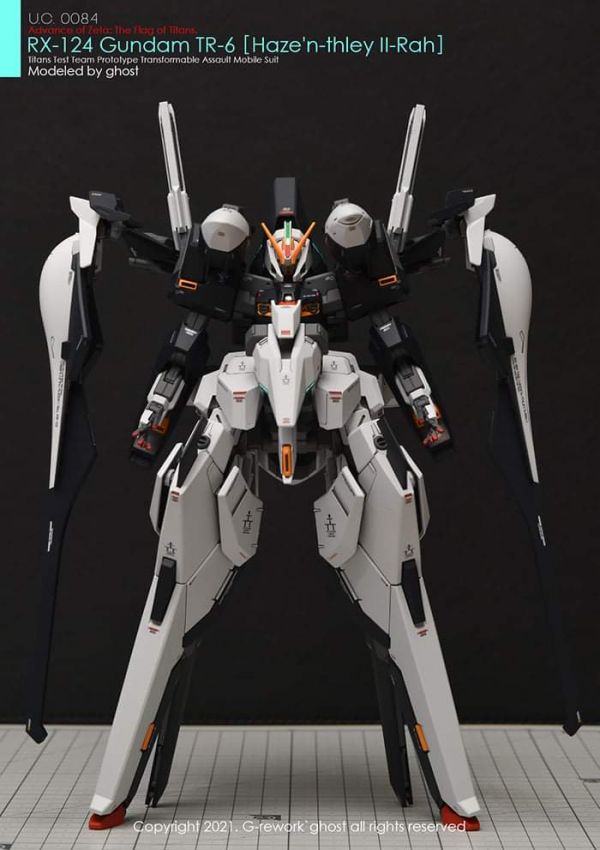 炎水貼 GHOST版 HGUC RX-124 鋼彈 TR-6 海瑟斯雷Ⅱ拉 熒光 專用水貼 CG-HG16 炎水貼 GHOST版 HGUC RX-124 鋼彈 TR-6 海瑟斯雷Ⅱ拉 熒光 專用水貼