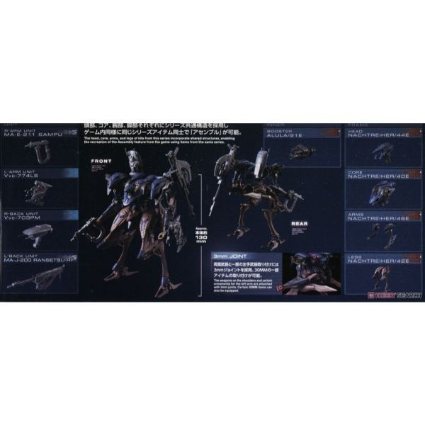 爆倉特價- 30MM 機戰傭兵VI 境界天火 NACHTREIHER40E 鋼鐵迷霧 BANDAI 30MM 機戰傭兵VI 境界天火 NACHTREIHER40E 鋼鐵迷霧