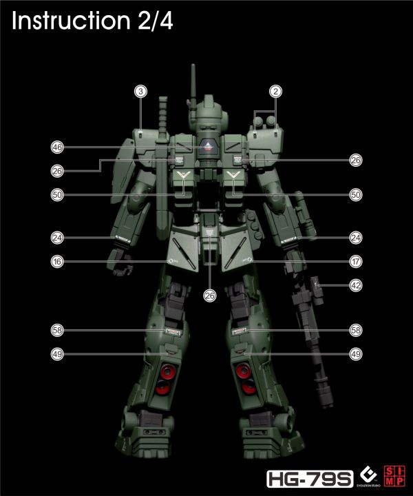 EVO水貼 AK HG 吉姆斯巴達 黑狗小隊  螢光 高清晰 專用水貼 EH79WF EVO水貼 HG 吉姆斯巴達水貼 GM SPARTAN地球聯邦軍 局地戰用機 EH79S