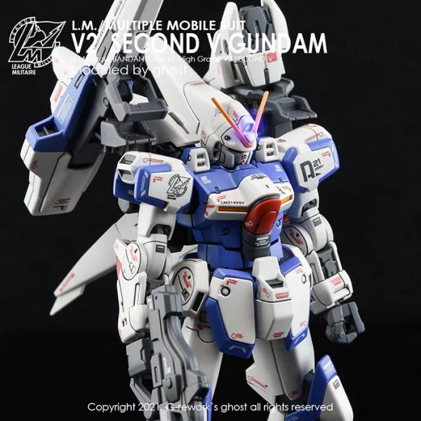 炎水貼 GHOST版 HG V鋼彈 V Dash 2nd V Second V 專用水貼 CGHG07 炎水貼.模型水貼.鋼彈水貼.鋼彈模型水貼