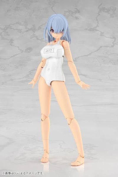 12月預購 壽屋 Frame Arms Girl 機甲少女 Mizuki 學校泳裝 Ver. 白色 組裝模型 壽屋 Frame Arms Girl 機甲少女 Mizuki 學校泳裝 Ver. 白色 組裝模型