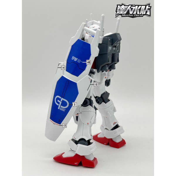 達人水貼 HGUC 1/144 GP01 陸戰型 水貼 專用水貼 DLH153 達人水貼 HGUC 1/144 GP01 陸戰型 水貼 專用水貼 DLH153