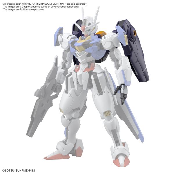 BANDAI HG 1/144 鋼彈 水星的魔女 米拉蘇爾公司製飛行組件裝備 5064254 BANDAI HG 1/144 鋼彈 水星的魔女 米拉蘇爾公司製飛行組件裝備 5064254
