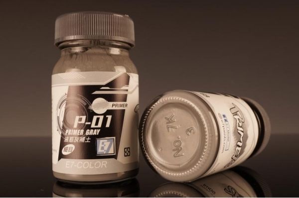 E7-P-01 液態灰補土 E7.模型專用漆.硝基漆