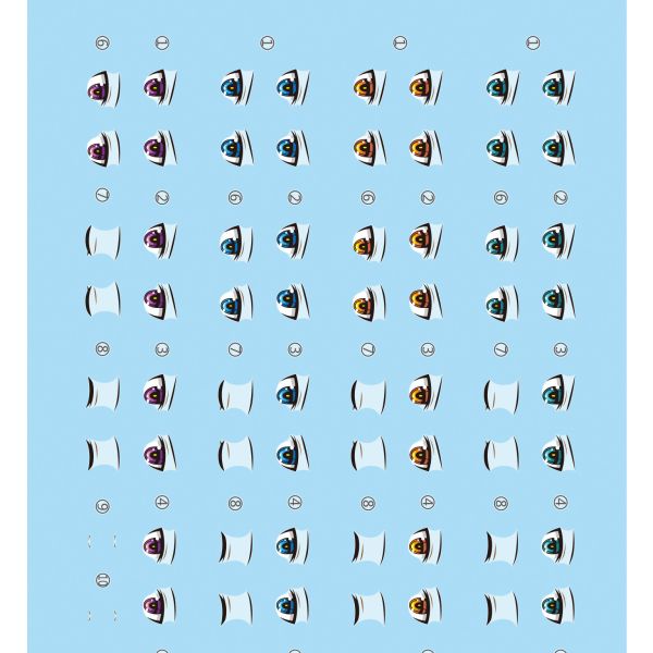 雪焰水貼 壽屋 女神裝置 小蘆睦海 1/12異色瞳 超高精準度 專用水貼 雪焰水貼 壽屋 女神裝置 小蘆睦海 1/12異色瞳 超高精準度 專用水貼