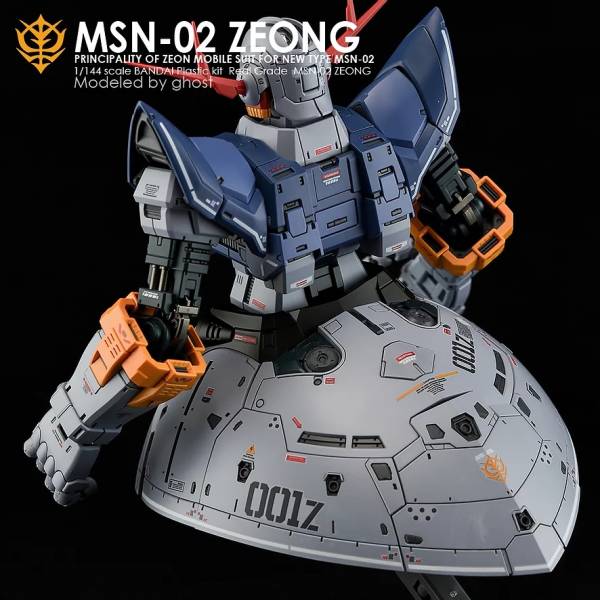 炎水貼 GHOST版 RG MSN-02 ZEONG 吉翁克 專用水貼 EVO水貼.鋼彈.