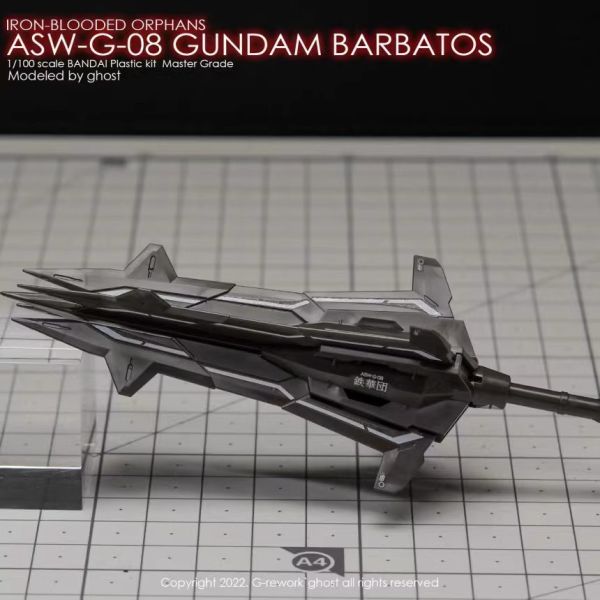 炎水貼 GHOST版 MG 獵魔鋼彈 專用水貼 炎水貼.模型水貼.鋼彈水貼.鋼彈模型水貼