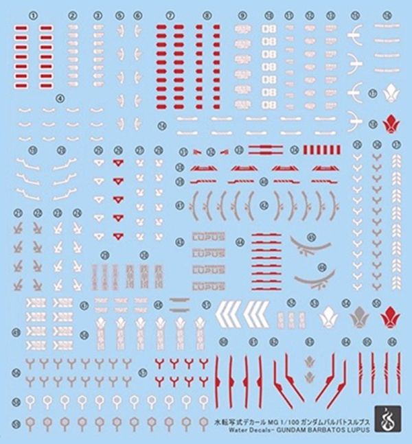 炎水貼 1/100 MG 鐵血的孤兒 天狼型獵魔鋼彈 螢光 專用水貼 CGMG75 炎水貼 1/100 MG 鐵血的孤兒 天狼型獵魔鋼彈 螢光 專用水貼 CGMG75