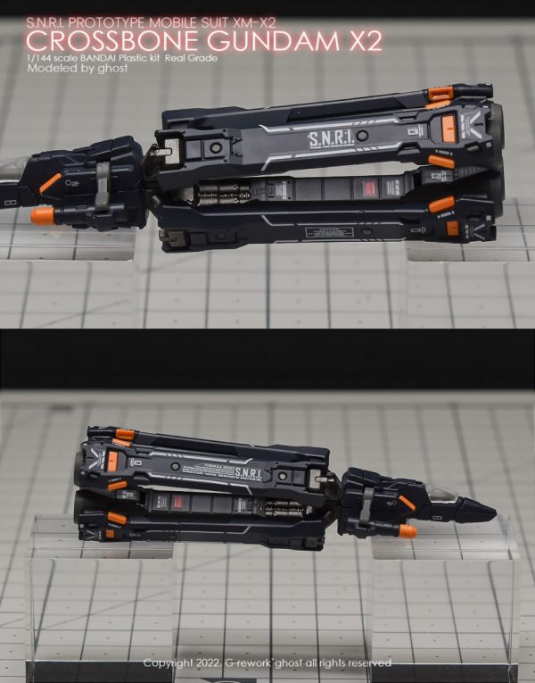 炎水貼 CHOST版 RG 海盜鋼彈X2 螢光 專用水貼 CGRG19 炎水貼 CHOST版 RG 海盜鋼彈X2 螢光 專用水貼 CGRG19