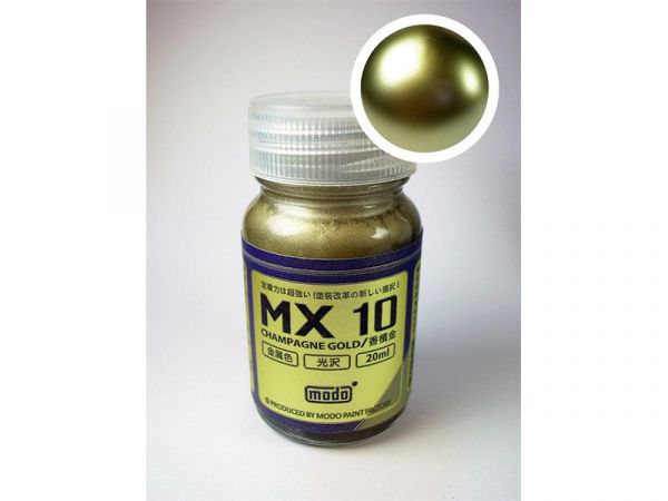 摩多製漆所-MX10香檳金 摩多製漆所.模型專用漆.硝基漆
