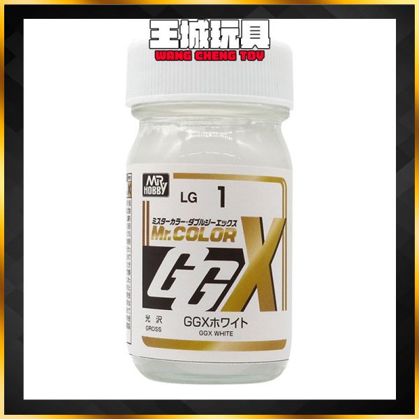 GSI LG1 亮光 白色 GGX 硝基漆 60ml 油性 模型漆 LG01 GSI LG1 亮光 白色 GGX 硝基漆 60ml 油性 模型漆 LG01