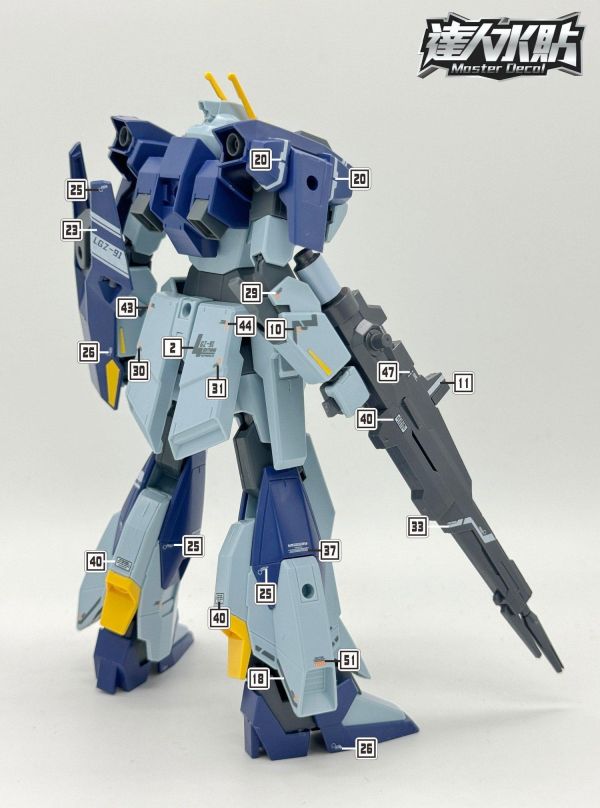 達人水貼 BANDAI HG 1/144 LIGHTNING 雷霆電光鋼彈 水貼 DLH150 達人水貼 BANDAI HG 1/144 LIGHTNING 雷霆電光鋼彈 水貼 DLH150