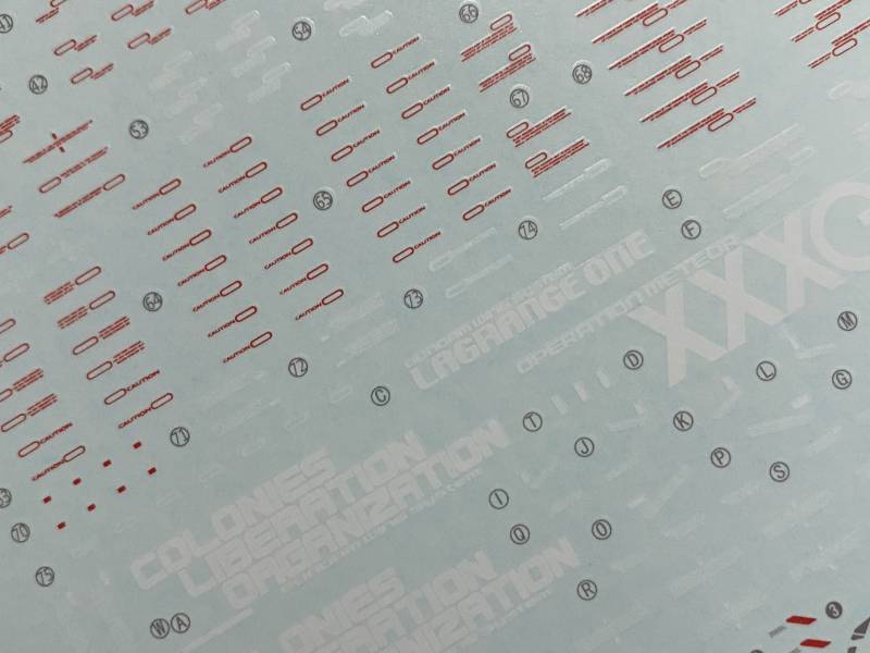 雪焰水貼 MG 1/100 飛翼鋼彈 Ver.ka 螢光 高清晰 專用水貼 SMG73 雪焰水貼 MG 1/100 飛翼鋼彈 Ver.ka 螢光 高清晰 專用水貼 SYMG72