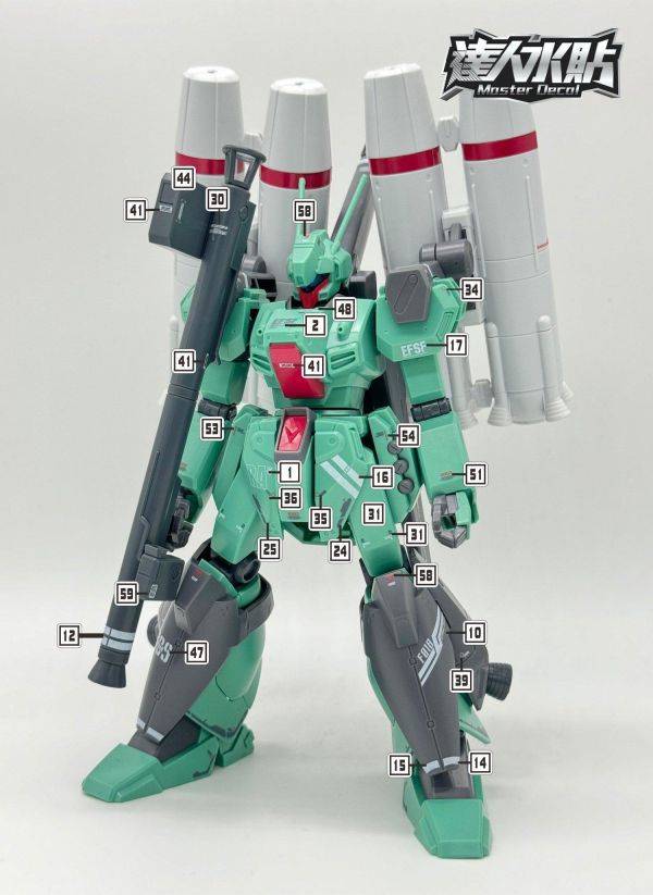 達人水貼 BANDAI HG 1/144 武裝強化型 傑剛 水貼 DLH148 達人水貼 BANDAI HG 1/144 武裝強化型 傑剛 水貼 DLH148