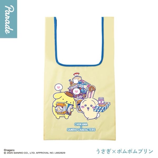 日版 PARADE 吉伊卡哇 x 三麗歐 SANRIO 聯名 扭蛋 小八 三麗鷗 角色環保袋 環保袋 購物袋 盲盒_ PARADE 吉伊卡哇 x 三麗歐 SANRIO 聯名 扭蛋 小八 三麗鷗 角色環保袋 環保袋 購物袋 盲盒