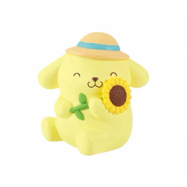 扭蛋 三麗鷗 布丁狗的日常 三麗鷗 布丁狗的日常扭蛋 TOMY多美各種姿勢布丁狗 布丁 蜜蜂 蛋包飯 南瓜 太陽花草帽