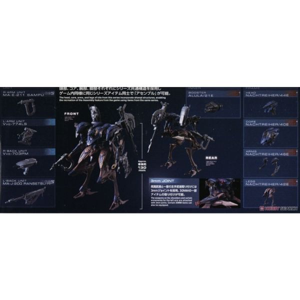 BANDAI 30MM 機戰傭兵VI 境界天火 NACHTREIHER40E 鋼鐵迷霧 BANDAI 30MM 機戰傭兵VI 境界天火 NACHTREIHER40E 鋼鐵迷霧