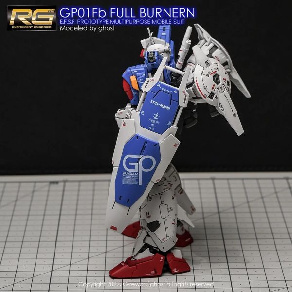 炎水貼 RG GP01FB 鋼彈 模型 螢光 專用水貼 CGRG26 炎水貼 RG GP01FB 鋼彈 模型 螢光 專用水貼 CGRG26