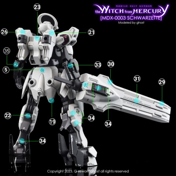 炎水貼 HG 戰騎鋼彈 水星的魔女 螢光 高清晰 專用水貼 CGHG67 炎水貼 HG 戰騎鋼彈 水星的魔女 螢光 高清晰 專用水貼 CGHG67