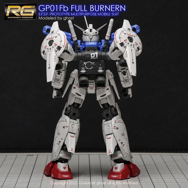 炎水貼 RG GP01FB 鋼彈 模型 螢光 專用水貼 CGRG26 炎水貼 RG GP01FB 鋼彈 模型 螢光 專用水貼 CGRG26