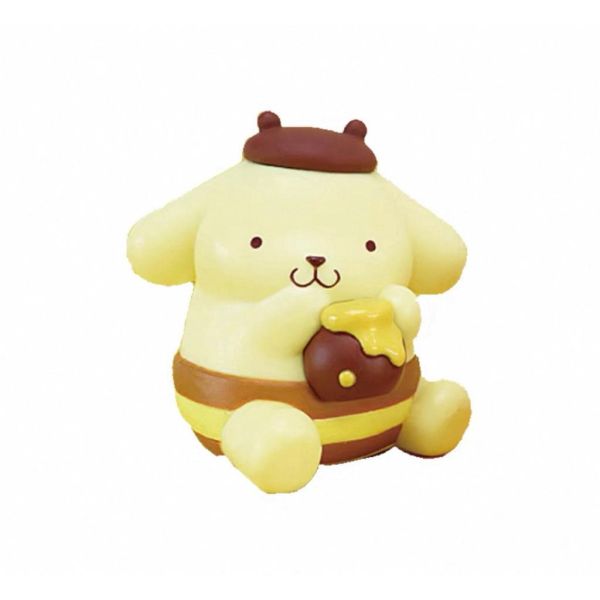 扭蛋 三麗鷗 布丁狗的日常 三麗鷗 布丁狗的日常扭蛋 TOMY多美各種姿勢布丁狗 布丁 蜜蜂 蛋包飯 南瓜 太陽花草帽