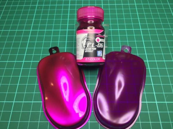 E7-CL-06 透明桃紅 E7.模型專用漆.硝基漆