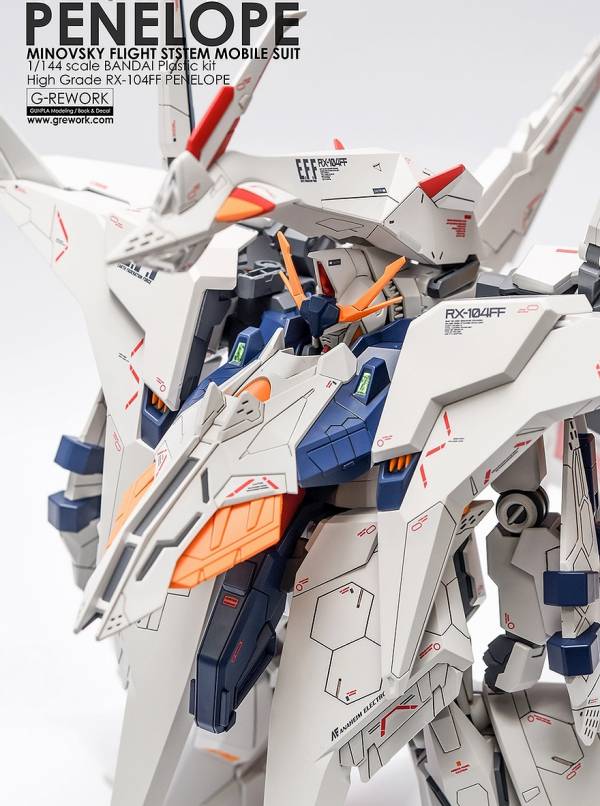 炎水貼 GHOST版 HG PENELOPE 潘尼洛普 大白鵝 專用水貼 模型水貼.鋼彈水貼.
